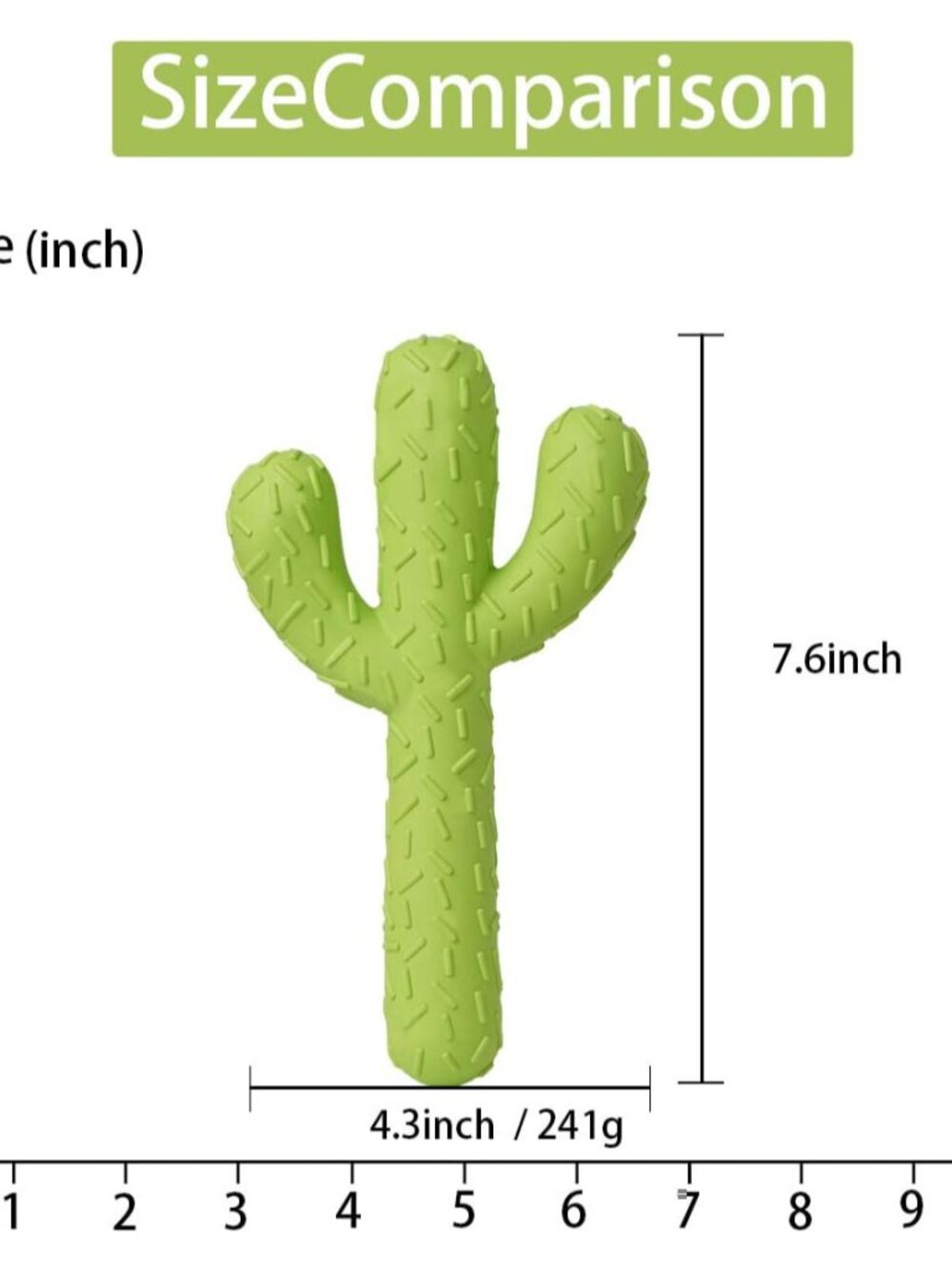 Dog Chew Toys, Durable Rubber Dog Toys for Aggressive Chewers, Tough Toys for Tr - Picture 6 of 7